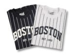 REMERA RELAXED FIT RAYADA "BOSTON"