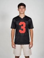 REMERA NBA BORDADO C/ APLIQUE NEGRO - Imagen 5