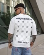 REMERA BOXY "CONGRATULATION"