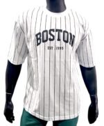 REMERA RELAXED FIT RAYADA "BOSTON" - Imagen 2